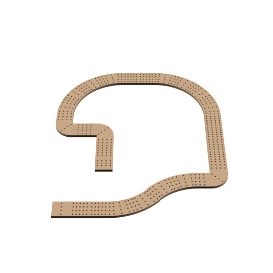 Cribbage Puzzle Pieces Kit Football Helmet