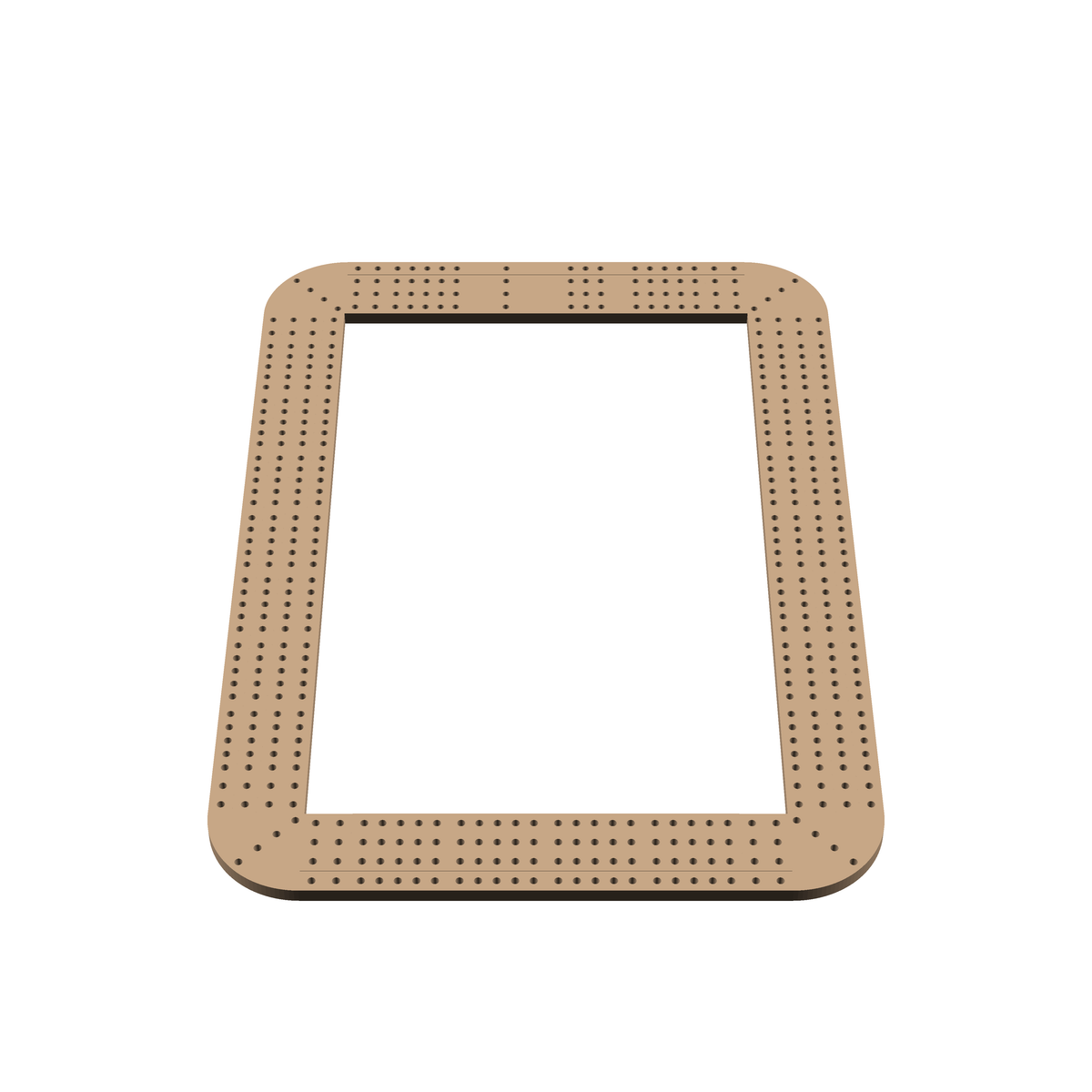 Cribbage Puzzle Pieces Kit Frame Rounded