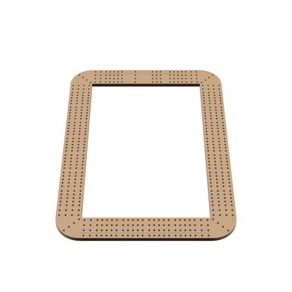 Cribbage Puzzle Pieces Kit Frame Rounded