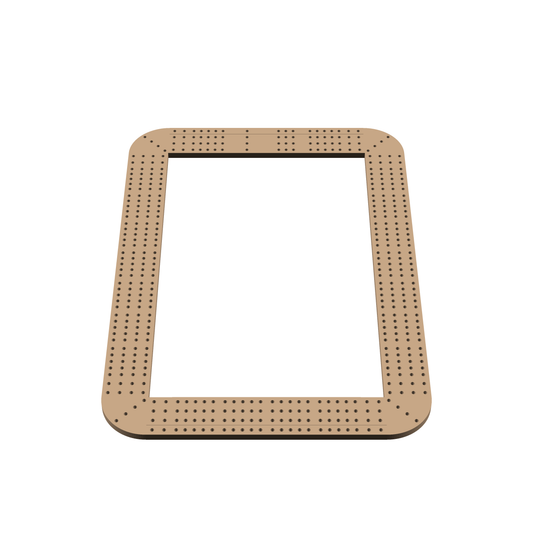 Cribbage Puzzle Pieces Kit Frame Rounded