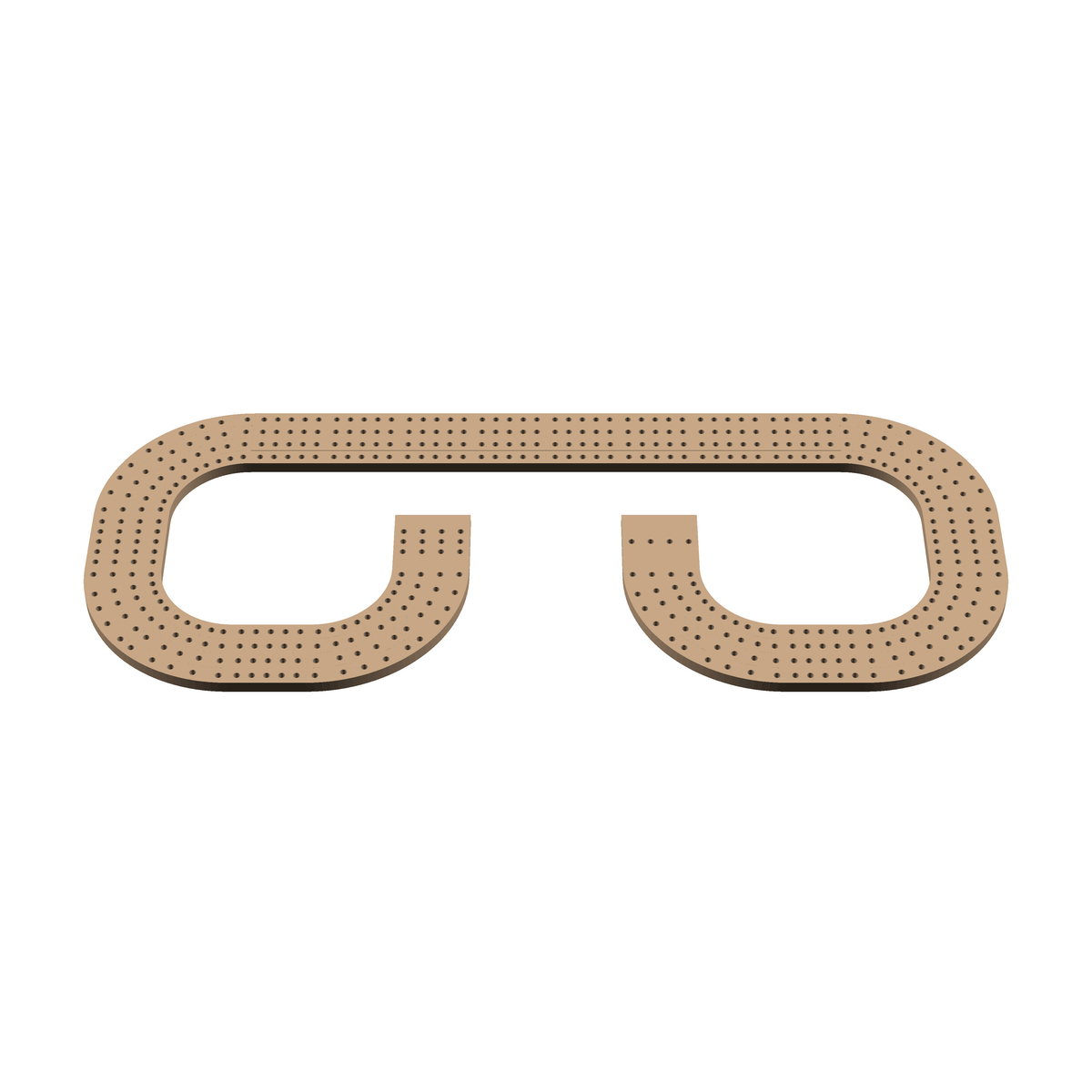 Cribbage Puzzle Pieces Kit Glasses