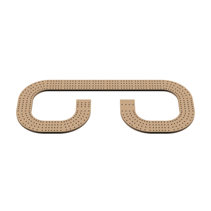 Cribbage Puzzle Pieces Kit Glasses