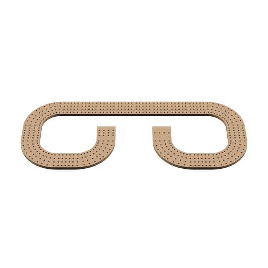 Cribbage Puzzle Pieces Kit Glasses