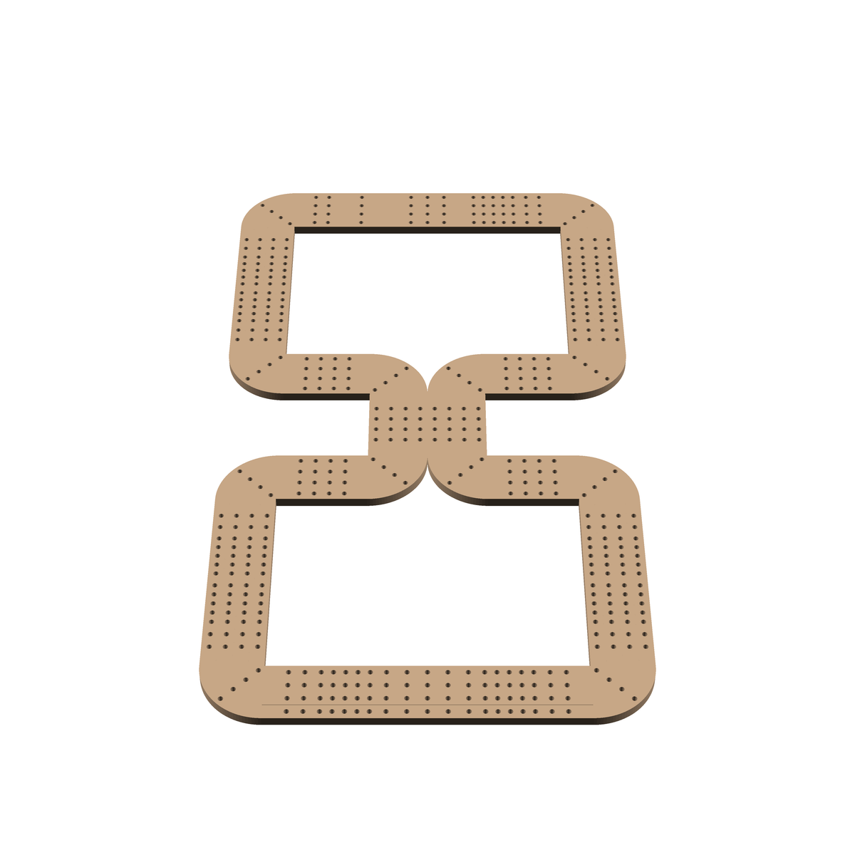 Cribbage Puzzle Pieces Kit Hour Glass