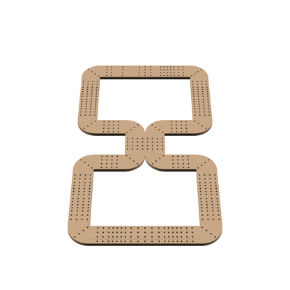 Cribbage Puzzle Pieces Kit Hour Glass