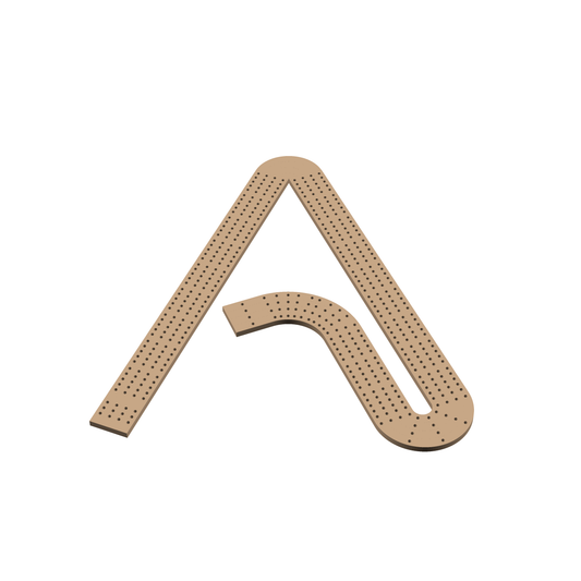 Cribbage Puzzle Pieces Kit Letter A
