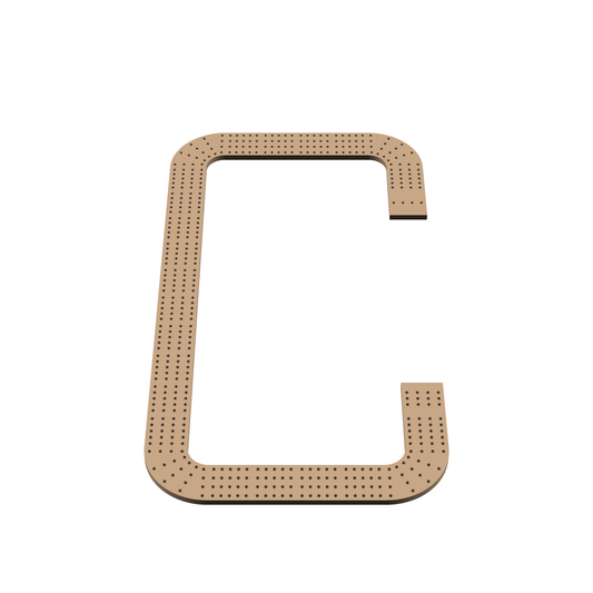 Cribbage Puzzle Pieces Kit Letter C