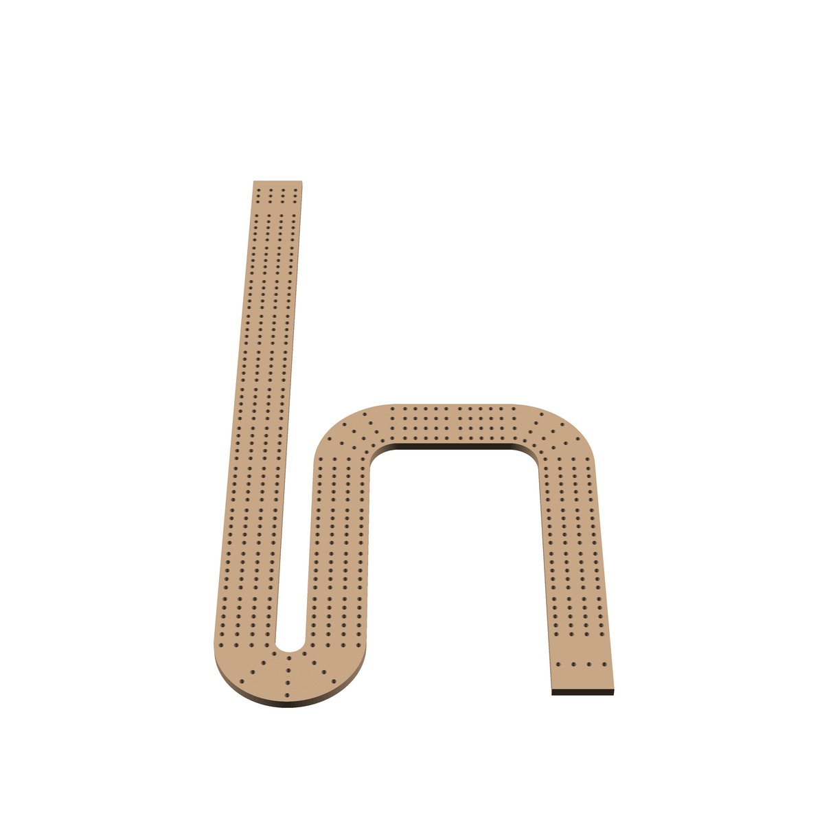 Cribbage Puzzle Pieces Kit Letter H