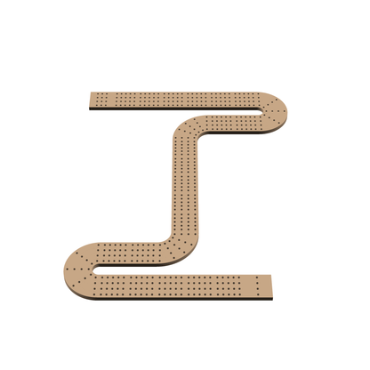 Cribbage Puzzle Pieces Kit Letter I