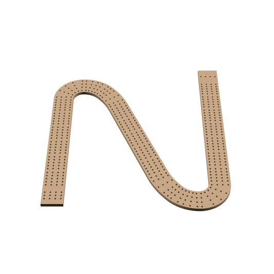 Cribbage Puzzle Pieces Kit Letter N