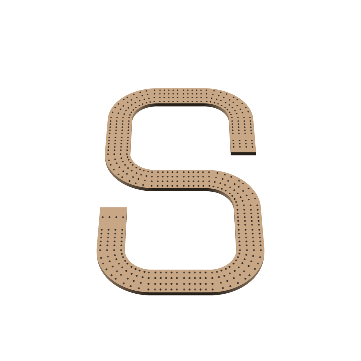 Cribbage Puzzle Pieces Kit Letter S