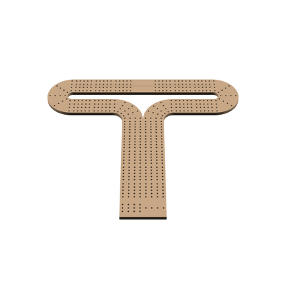 Cribbage Puzzle Pieces Kit Letter T