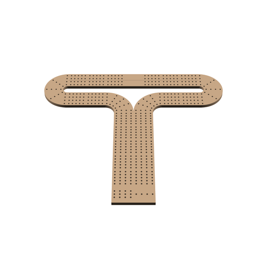 Cribbage Puzzle Pieces Kit Letter T
