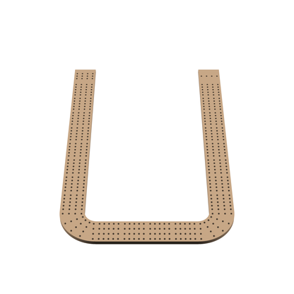 Cribbage Puzzle Pieces Kit Letter U