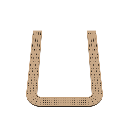 Cribbage Puzzle Pieces Kit Letter U