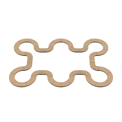 Cribbage Puzzle Pieces Kit Pool Table