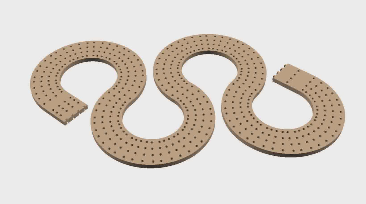 serpent cribbage board assembly video