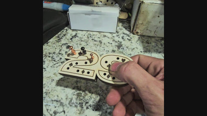 Magnetic Cribbage Peg Holder