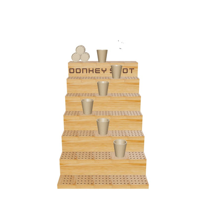 Donkey Shot / Donkey Crib Cribbage Board