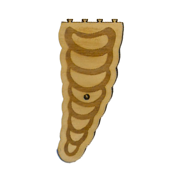 cribbage puzzle pieces snake tail