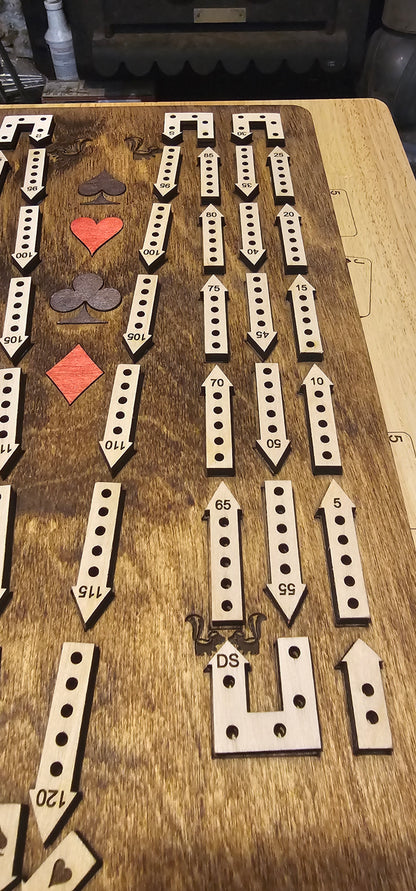 Arrow Track Cribbage Board - 2 Player