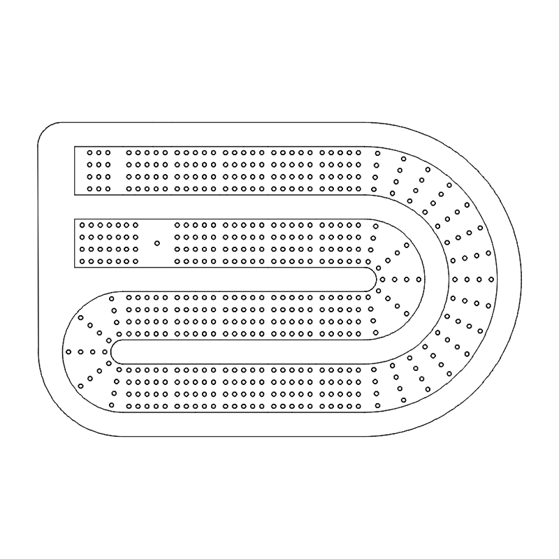 Standard v3 Cribbage Board Pattern / Template