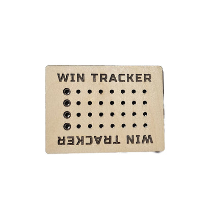 Cribbage game win tracker