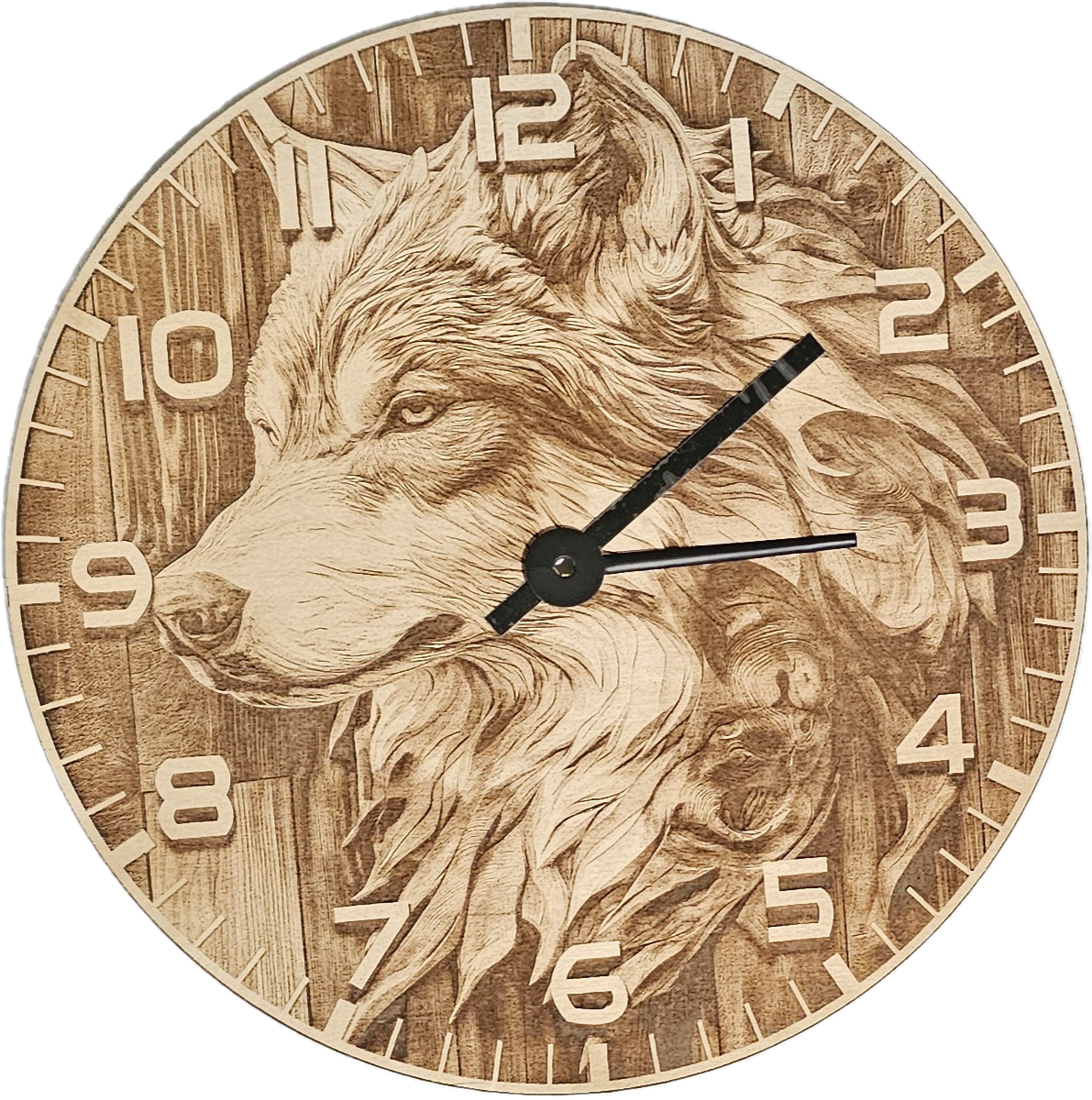 Wolf Clock